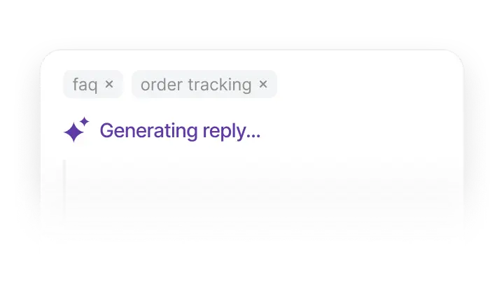 AI helping interface